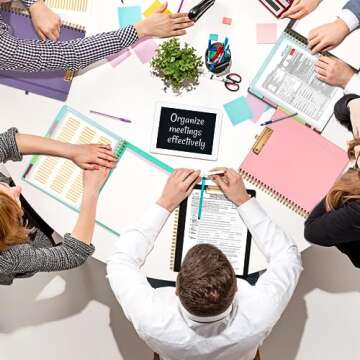 Ospelelf Foldable Clipboard Folio with Storage and Notepad