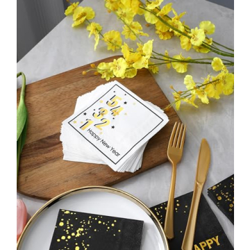 Winoo Cocktail Napkins 50 Pack Perfect for Celebrations