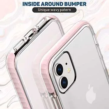 MATEPROX iPhone 11 Case - Clear Thin Bumper Shockproof Cover