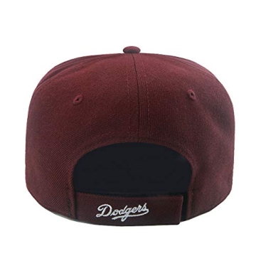 47 Dodgers MLB Baseball Cap Dark Maroon Adjustable Hat