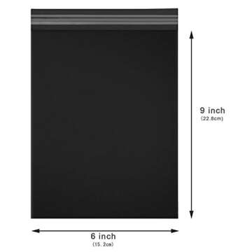 Biodegradable Poly Mailers 6x9 Inches - Eco Friendly 50 Count