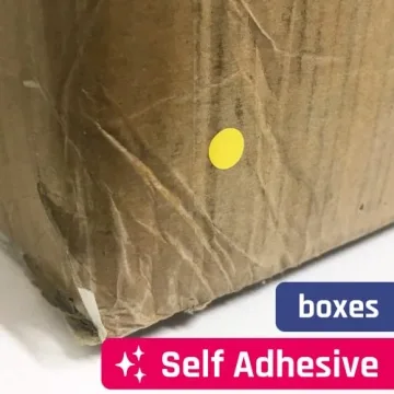 2000 Self-Adhesive Colored Dot Stickers - Assorted Colors