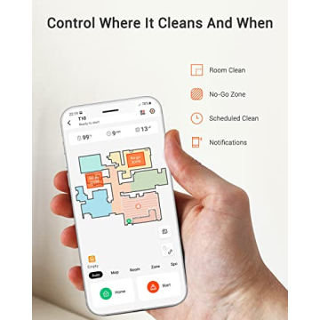 Ultenic T10 Robot Vacuum - Self Emptying, LiDAR, 3000Pa Suction