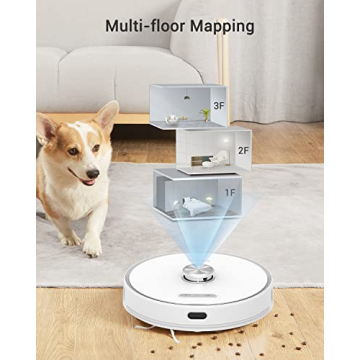 Ultenic T10 Robot Vacuum - Self Emptying, LiDAR, 3000Pa Suction