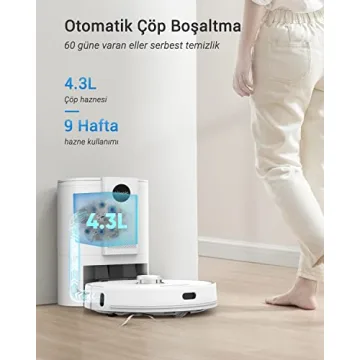 Ultenic T10 Robot Vacuum - Self Emptying, LiDAR, 3000Pa Suction