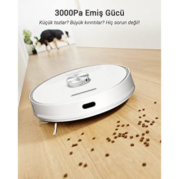 Ultenic T10 Robot Vacuum - Self Emptying, LiDAR, 3000Pa Suction