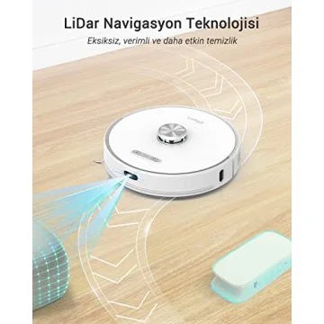 Ultenic T10 Robot Vacuum - Self Emptying, LiDAR, 3000Pa Suction