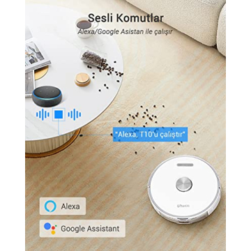 Ultenic T10 Robot Vacuum - Self Emptying, LiDAR, 3000Pa Suction
