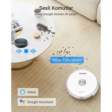 Ultenic T10 Robot Vacuum - Self Emptying, LiDAR, 3000Pa Suction