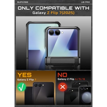 SUPCASE Galaxy Z Flip 7 Case with Stand & Clip
