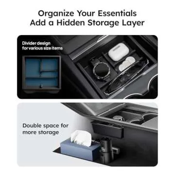 Wigoo Tesla Model 3 Highland Center Console Organizer Set
