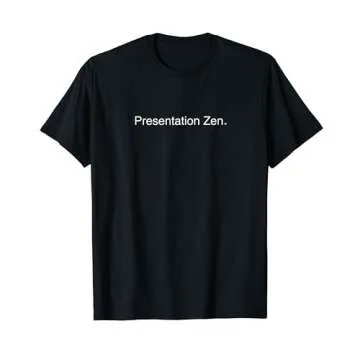 Presentation Zen T-Shirt - Lightweight, Classic Fit, Helvetica Design