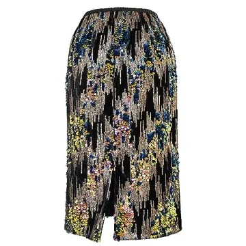 Dwirapal Sequin Tulle Skirt for Glamorous Events