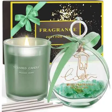 Luxury Scented Candles Gift Basket for Women