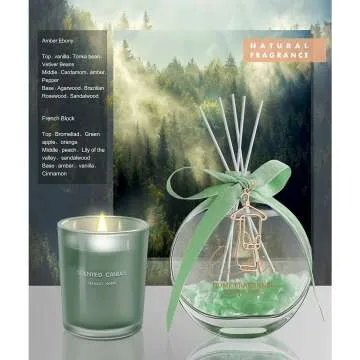 Luxury Scented Candles Gift Basket for Women