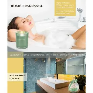 Luxury Scented Candles Gift Basket for Women