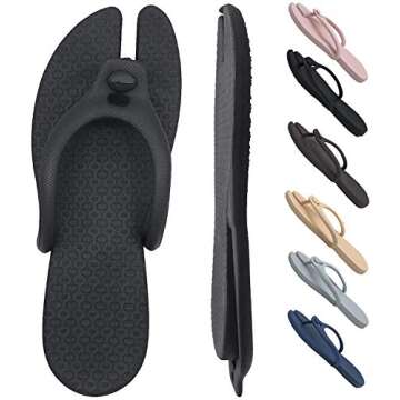 DOTEY Travel Beach Flip Flops - Lightweight & Stylish Sandals