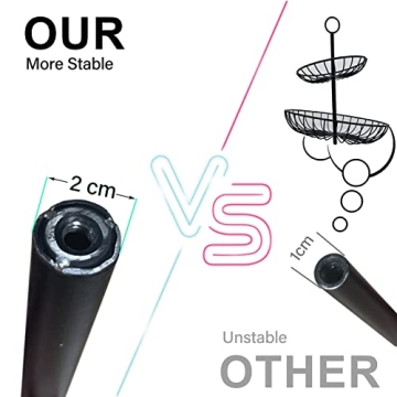 Equorva 3 Tier Fruit Basket for Stylish Kitchen Storage