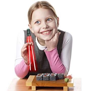 ChopSabers Lightsaber Led Light Up Chopsticks (1-Pair, Red)