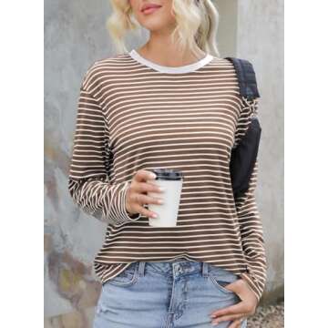 Dokotoo Stylish Long Sleeve Shirt for Women - Fall Fashion