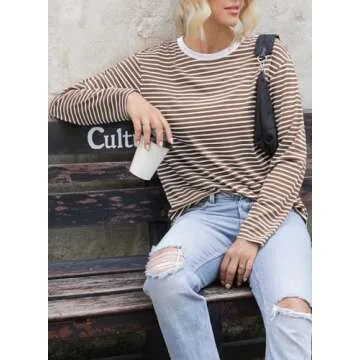 Dokotoo Stylish Long Sleeve Shirt for Women - Fall Fashion