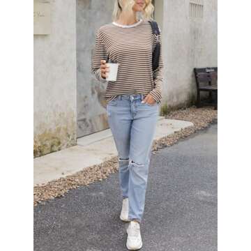 Dokotoo Stylish Long Sleeve Shirt for Women - Fall Fashion