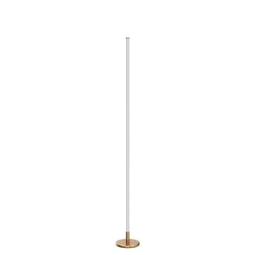 TACAHE Minimalist Corner Floor Lamp - 2700K-6500K Dimmable LED Night Light - Modern Standing Mood Lamp with Remote Control for Living Room, Bedroom - 57" 12W - Gold - 1Pack