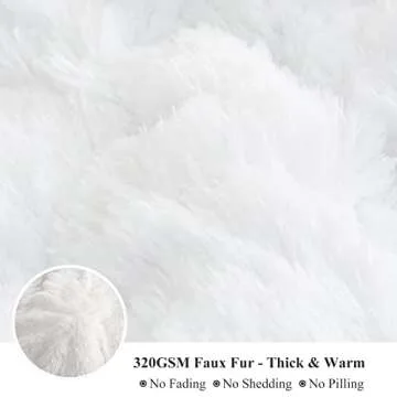 XeGe Luxury Plush Duvet Cover - Ultra Soft Faux Fur Bedding