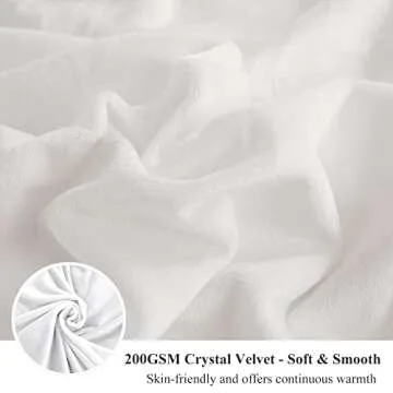 XeGe Luxury Plush Duvet Cover - Ultra Soft Faux Fur Bedding