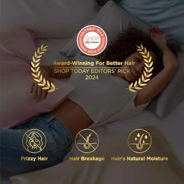 Bedsure Satin Pillowcase for Hair and Skin Queen - Sky Blue Silky Pillowcase 2 Pack with Envelope Cl...