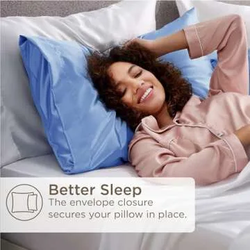 Bedsure Satin Pillowcase Set for Luxurious Sleep