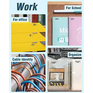 D30 Clear Label Tape - Transparent Thermal Labels 14mmx40mm