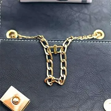 ZHU YU CHUN 5 Pcs Adjustable Metal Buckles for Chain Strap Bag, Chain Links Tiny Clip to Shorten Length of Metal Chain (Gold)