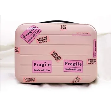 mmDay 200 Pieces Pink Fragile Stickers for Shipping