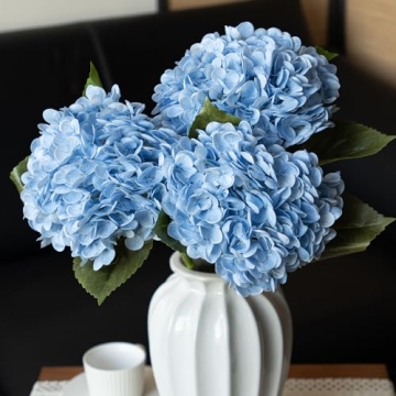 Shop 3PCS 22 inch Real Touch Artificial Hydrangeas