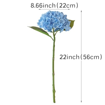Shop 3PCS 22 inch Real Touch Artificial Hydrangeas