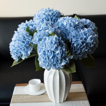Shop 3PCS 22 inch Real Touch Artificial Hydrangeas