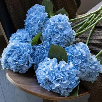 Shop 3PCS 22 inch Real Touch Artificial Hydrangeas