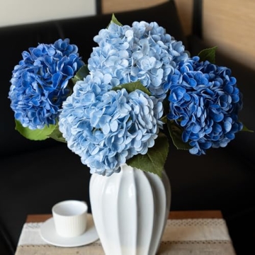 Shop 3PCS 22 inch Real Touch Artificial Hydrangeas