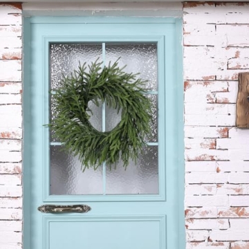 Stunning 24" Real Touch Norfolk Pine Wreath for Christmas