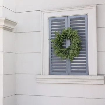 Stunning 24" Real Touch Norfolk Pine Wreath for Christmas