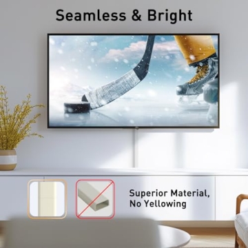 Delamu Cord Hider 142in Easy Setup for TV Cables