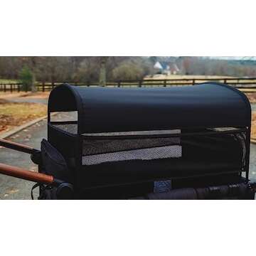 WONDERFOLD 4-Sided Shade Net Stroller Wagon Accessory Featuring 360 Degrees of Coverage Made with Lightweight Mesh Sides for Ventilation and Visibility (Fits Only W2 OG)