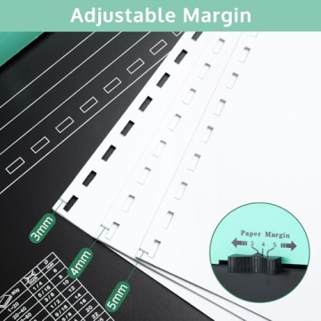 OFFNOVA 21-Hole Binding Machine for Easy Document Creation