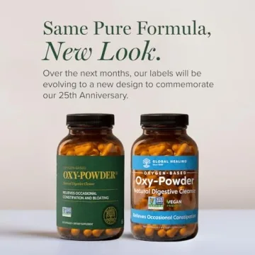 Oxy-Powder Gentle Colon Cleanse Detox 240 Capsules