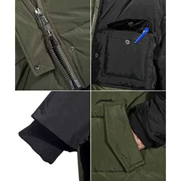 NUTEXROL Women's Winter Long Down Parka for Ultimate Warmth