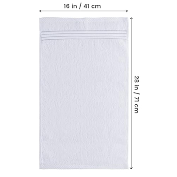 Premium Cotton Hand Towels 6 Piece Set for Luxurious Comfort