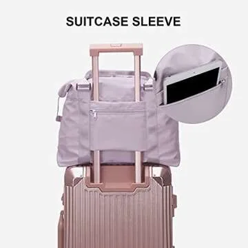 Sport Travel Duffle Bag for Women, Waterproof Gym Tote