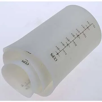 Szxc Silicone Nestable Measuring Cups - 4, 2, 1 Cup Set