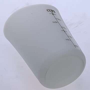 Szxc Silicone Nestable Measuring Cups - 4, 2, 1 Cup Set